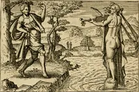 An illustration from Aereoplastes theo-sophicus, sive, Eicones mysticae : rarâ solertiâ, ac sagacitate singulari effictae, eaqu[ue] aere incisae ... (1620)