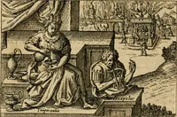 An illustration from Aereoplastes theo-sophicus, sive, Eicones mysticae : rarâ solertiâ, ac sagacitate singulari effictae, eaqu[ue] aere incisae ... (1620)