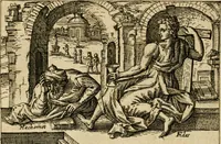 An illustration from Aereoplastes theo-sophicus, sive, Eicones mysticae : rarâ solertiâ, ac sagacitate singulari effictae, eaqu[ue] aere incisae ... (1620)