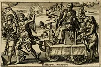 An illustration from Aereoplastes theo-sophicus, sive, Eicones mysticae : rarâ solertiâ, ac sagacitate singulari effictae, eaqu[ue] aere incisae ... (1620)
