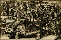 An illustration from Aereoplastes theo-sophicus, sive, Eicones mysticae : rarâ solertiâ, ac sagacitate singulari effictae, eaqu[ue] aere incisae ... (1620)