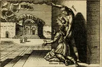 An illustration from Aereoplastes theo-sophicus, sive, Eicones mysticae : rarâ solertiâ, ac sagacitate singulari effictae, eaqu[ue] aere incisae ... (1620)