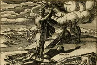 Picture 77 of 102 from Aereoplastes theo-sophicus, sive, Eicones mysticae : rarâ solertiâ, ac sagacitate singulari effictae, eaqu[ue] aere incisae ... (1620), leaf 165