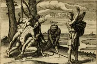 An illustration from Aereoplastes theo-sophicus, sive, Eicones mysticae : rarâ solertiâ, ac sagacitate singulari effictae, eaqu[ue] aere incisae ... (1620)