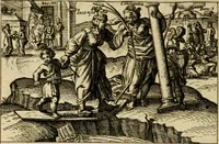 An illustration from Aereoplastes theo-sophicus, sive, Eicones mysticae : rarâ solertiâ, ac sagacitate singulari effictae, eaqu[ue] aere incisae ... (1620)