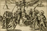 An illustration from Aereoplastes theo-sophicus, sive, Eicones mysticae : rarâ solertiâ, ac sagacitate singulari effictae, eaqu[ue] aere incisae ... (1620)