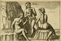 Picture 96 of 102 from Aereoplastes theo-sophicus, sive, Eicones mysticae : rarâ solertiâ, ac sagacitate singulari effictae, eaqu[ue] aere incisae ... (1620), leaf 203