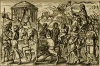 An illustration from Aereoplastes theo-sophicus, sive, Eicones mysticae : rarâ solertiâ, ac sagacitate singulari effictae, eaqu[ue] aere incisae ... (1620)
