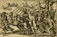 An illustration from Aereoplastes theo-sophicus, sive, Eicones mysticae : rarâ solertiâ, ac sagacitate singulari effictae, eaqu[ue] aere incisae ... (1620)