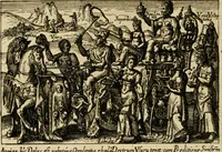 An illustration from Aereoplastes theo-sophicus, sive, Eicones mysticae : rarâ solertiâ, ac sagacitate singulari effictae, eaqu[ue] aere incisae ... (1620)