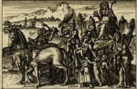 An illustration from Aereoplastes theo-sophicus, sive, Eicones mysticae : rarâ solertiâ, ac sagacitate singulari effictae, eaqu[ue] aere incisae ... (1620)