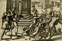 An illustration from Aereoplastes theo-sophicus, sive, Eicones mysticae : rarâ solertiâ, ac sagacitate singulari effictae, eaqu[ue] aere incisae ... (1620)