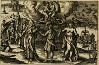 An illustration from Aereoplastes theo-sophicus, sive, Eicones mysticae : rarâ solertiâ, ac sagacitate singulari effictae, eaqu[ue] aere incisae ... (1620)