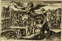 Picture 36 of 102 from Aereoplastes theo-sophicus, sive, Eicones mysticae : rarâ solertiâ, ac sagacitate singulari effictae, eaqu[ue] aere incisae ... (1620), leaf 81