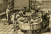 An illustration from Aereoplastes theo-sophicus, sive, Eicones mysticae : rarâ solertiâ, ac sagacitate singulari effictae, eaqu[ue] aere incisae ... (1620)
