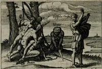Picture 80 of 104 from Aereoplastes theo-sophicus, sive, Eicones mysticae : rarâ solertiâ, ac sagacitate singulari effictae eæq́[ue] æri incisæ : integram veræ theosophias rationem mirâ dexteritate adumbrantes : euolutione Latinâ ex Sacris Scripturis, sanctis patribus, philosophis, oratoribus, historicis ac poëtis tàm Græcis quàm Latinis Christianis iuxtà atq[ue]; gentibus nunc illuminatæ, ac bonorum bono editæ (1620), leaf 169