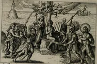 An illustration from Aereoplastes theo-sophicus, sive, Eicones mysticae : rarâ solertiâ, ac sagacitate singulari effictae eæq́[ue] æri incisæ : integram veræ theosophias rationem mirâ dexteritate adumbrantes : euolutione Latinâ ex Sacris Scripturis, sanctis patribus, philosophis, oratoribus, historicis ac poëtis tàm Græcis quàm Latinis Christianis iuxtà atq[ue]; gentibus nunc illuminatæ, ac bonorum bono editæ (1620)