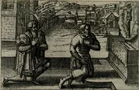 Picture 96 of 104 from Aereoplastes theo-sophicus, sive, Eicones mysticae : rarâ solertiâ, ac sagacitate singulari effictae eæq́[ue] æri incisæ : integram veræ theosophias rationem mirâ dexteritate adumbrantes : euolutione Latinâ ex Sacris Scripturis, sanctis patribus, philosophis, oratoribus, historicis ac poëtis tàm Græcis quàm Latinis Christianis iuxtà atq[ue]; gentibus nunc illuminatæ, ac bonorum bono editæ (1620), leaf 201