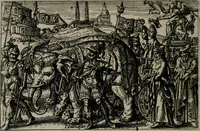 Picture 101 of 104 from Aereoplastes theo-sophicus, sive, Eicones mysticae : rarâ solertiâ, ac sagacitate singulari effictae eæq́[ue] æri incisæ : integram veræ theosophias rationem mirâ dexteritate adumbrantes : euolutione Latinâ ex Sacris Scripturis, sanctis patribus, philosophis, oratoribus, historicis ac poëtis tàm Græcis quàm Latinis Christianis iuxtà atq[ue]; gentibus nunc illuminatæ, ac bonorum bono editæ (1620), leaf 211