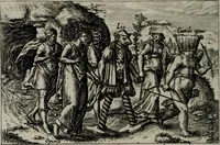 Picture 21 of 104 from Aereoplastes theo-sophicus, sive, Eicones mysticae : rarâ solertiâ, ac sagacitate singulari effictae eæq́[ue] æri incisæ : integram veræ theosophias rationem mirâ dexteritate adumbrantes : euolutione Latinâ ex Sacris Scripturis, sanctis patribus, philosophis, oratoribus, historicis ac poëtis tàm Græcis quàm Latinis Christianis iuxtà atq[ue]; gentibus nunc illuminatæ, ac bonorum bono editæ (1620), leaf 51