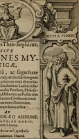 Picture 2 of 104 from Aereoplastes theo-sophicus, sive, Eicones mysticae : rarâ solertiâ, ac sagacitate singulari effictae eæq́[ue] æri incisæ : integram veræ theosophias rationem mirâ dexteritate adumbrantes : euolutione Latinâ ex Sacris Scripturis, sanctis patribus, philosophis, oratoribus, historicis ac poëtis tàm Græcis quàm Latinis Christianis iuxtà atq[ue]; gentibus nunc illuminatæ, ac bonorum bono editæ (1620), leaf 6