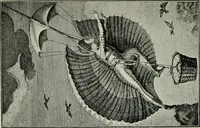 An illustration from Aeronautica; or, The history of aviation and aerostation, told in contemporary autograph letters, books, broadsides, drawings, engravings, manuscripts, newspapers, paintings, posters, press notices, etc., dating from the year 1557 to 1880 (1900)