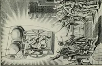 An illustration from Aeronautica; or, The history of aviation and aerostation, told in contemporary autograph letters, books, broadsides, drawings, engravings, manuscripts, newspapers, paintings, posters, press notices, etc., dating from the year 1557 to 1880 (1900)
