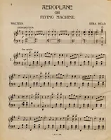 An illustration from Aeroplane : waltzes (1910)