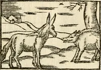Picture 33 of 145 from Aesopi Phrigis Et Aliorvm Fabvlae. : Elegantissimis Iconibus illustratæ, & diligentius quàm antehac emendatæ (1554), leaf 138