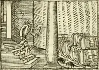 An illustration from Aesopi Phrigis Et Aliorvm Fabvlae. : Elegantissimis Iconibus illustratæ, & diligentius quàm antehac emendatæ (1554)