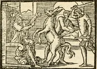 An illustration from Aesopi Phrigis Et Aliorvm Fabvlae. : Elegantissimis Iconibus illustratæ, & diligentius quàm antehac emendatæ (1554)