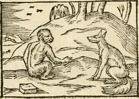 Picture 65 of 145 from Aesopi Phrigis Et Aliorvm Fabvlae. : Elegantissimis Iconibus illustratæ, & diligentius quàm antehac emendatæ (1554), leaf 174