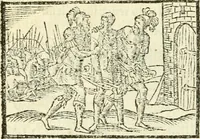 An illustration from Aesopi Phrigis Et Aliorvm Fabvlae. : Elegantissimis Iconibus illustratæ, & diligentius quàm antehac emendatæ (1554)
