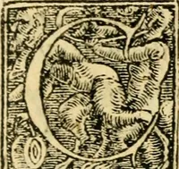 An illustration from Aesopi Phrygis et aliorum fabulae : quorum nomina sequenti pagella uidere licet : accessit huic editioni alterum Laurentij Abstemij Hecatomythium, hoc est, centum fabularum libellus alter, nunq[ue] hactenus in Gallia excusus (1534)