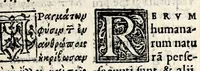 An illustration from Aesopi Phrygis Fabvlae : elegantissimis eiconibus ueras animalium species ad uiuum adumbrantes. Gabriae Graeci Fabellae XXXXIIII. Batrachomyomáchia Homeri, hoc est, Ranarum & murium pugna. Galeōmyomachía, hoc est, Felium & murium pugna, tragoedia graeca : haec omnia cum Latina interpretatione (1551)