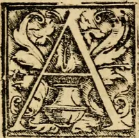An illustration from Aesopi Phrygis vita et fabellae : cum latina interpretatione. Gabriae Graeci fabellae tres & quadraginta ex trimetris iambis, praeter ultima ex Scazonte, tetrastichis conclusae : cum latina interpretatione. Ex Aphthonii exercitametis de fabula : tum de formicis & cicadis graece & latine. De fabula ex imaginibus Philostrati graece & latine. Ex Hermogensis exercitametis de fabula Prisciano interprete. [Homeri batrachomyomachia, hoc est, Ranarum & murium pugna : Graece & Latine. De Ero & Leandro : Graece & Latine (1518)