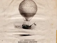 An illustration from Les aéronautes : barcarolle aérienne (1834)