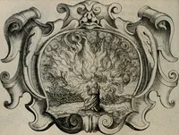 An illustration from Af-Beeldinghe van d'eerste eeuwe der Societeyt Iesu voor ooghen ghestelt door de Duyts-Nederlantsche prouincie der seluer Societeyt (1640)