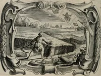An illustration from Af-Beeldinghe van d'eerste eeuwe der Societeyt Iesu voor ooghen ghestelt door de Duyts-Nederlantsche prouincie der seluer Societeyt (1640)
