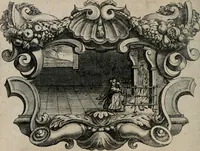 An illustration from Af-Beeldinghe van d'eerste eeuwe der Societeyt Iesu voor ooghen ghestelt door de Duyts-Nederlantsche prouincie der seluer Societeyt (1640)