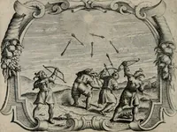 An illustration from Af-Beeldinghe van d'eerste eeuwe der Societeyt Iesu voor ooghen ghestelt door de Duyts-Nederlantsche prouincie der seluer Societeyt (1640)