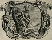 An illustration from Af-Beeldinghe van d'eerste eeuwe der Societeyt Iesu voor ooghen ghestelt door de Duyts-Nederlantsche prouincie der seluer Societeyt (1640)