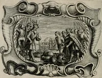 Picture 109 of 115 from Af-Beeldinghe van d'eerste eeuwe der Societeyt Iesu voor ooghen ghestelt door de Duyts-Nederlantsche prouincie der seluer Societeyt (1640), leaf 701