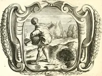 Picture 63 of 117 from Af-beeldinghe van d'eerste eeuwe der Societeyt Iesu : voor ooghen ghestelt door de Duyts-Nederlantsche provincie der selver societeyt (1640), leaf 285