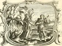 An illustration from Af-beeldinghe van d'eerste eeuwe der Societeyt Iesu : voor ooghen ghestelt door de Duyts-Nederlantsche provincie der selver societeyt (1640)