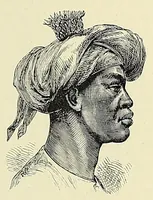 An illustration from Africa and its exploration : as told by its explorers Mungo Park, Clapperton, the Landers, Livingstone, Barth, Barkie, Denham, Burton, Speke, Caillie, Schweinfurth, Mohr, Stanley, Holub, Serpa, Pinto, Farini, Thomson, Montagu Kerr ; with 600 illustrations and maps