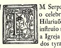 An illustration from Agiologio lusitano dos sanctos e varoens illustres em virtude do reino de Portugal e suas conquistas (1651)