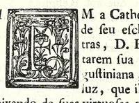 An illustration from Agiologio lusitano dos sanctos e varoens illustres em virtude do reino de Portugal e suas conquistas (1651)