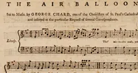 An illustration from The air balloon (1784)