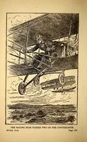 An illustration from Airship Andy, or, The luck of a brave boy (1911)